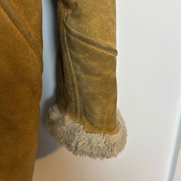 Express Avenue de L'Opera Vintage Penny Lane Suede Jacket S - Picture 7 of 12